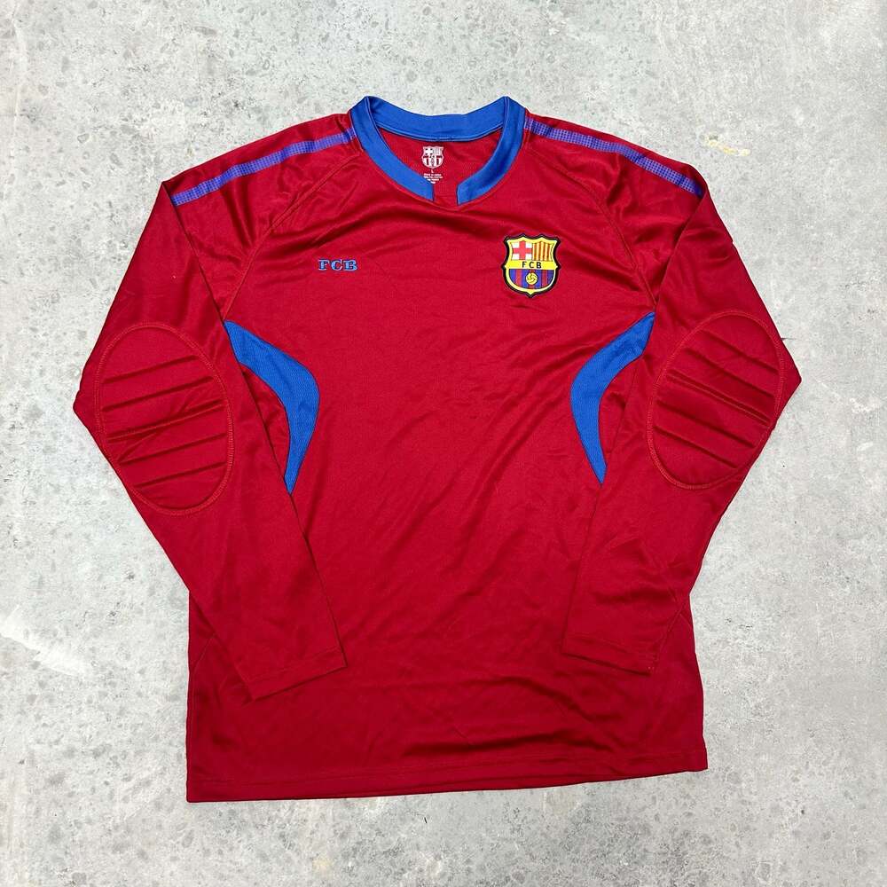 FC Barcelona Official Long Sleeve Training Soccer Jersey - Large